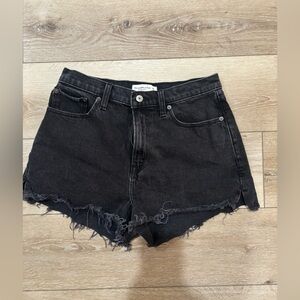 Abercrombie & Fitch Black Jean Shorts
